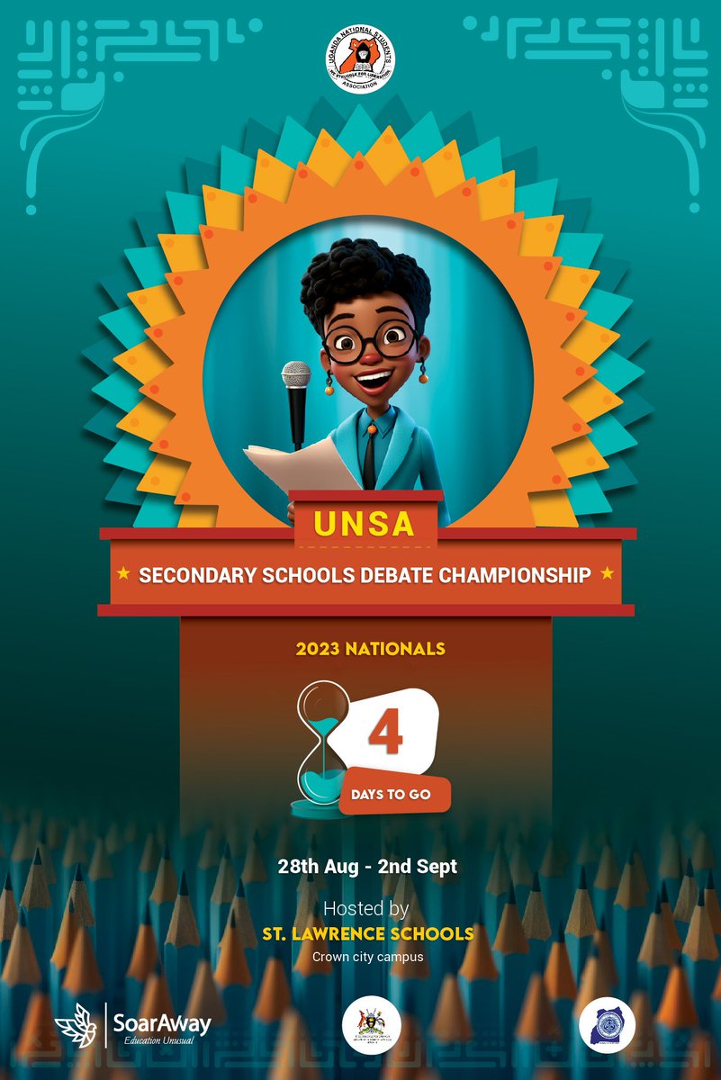 SoarAwayUG's tweet photo. Only 4 days to the most anticipated event of the season! #DebateToImpact https://t.co/XlQsAgMKlX