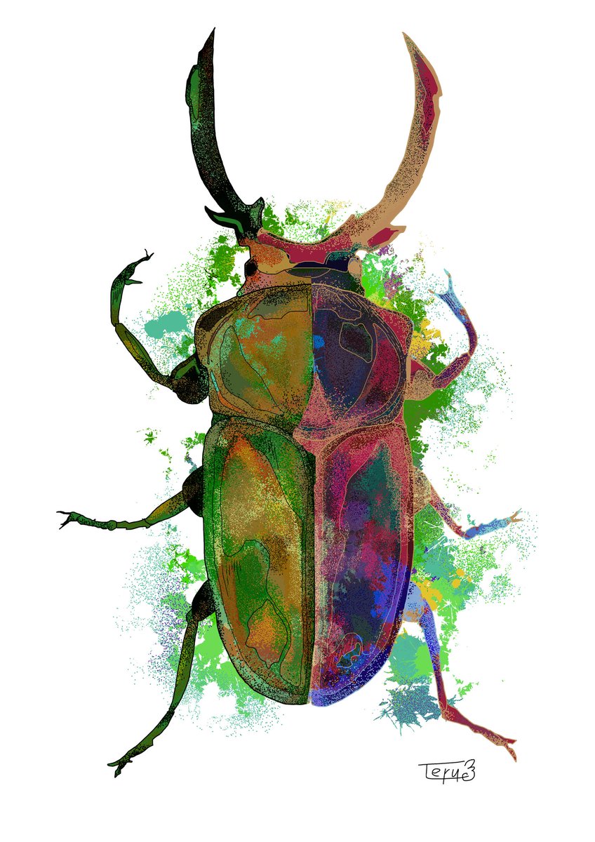 『ニジイロクワガタ』

初投稿です。虫系イラスト作家目指します

これから昆虫絵をメインに投稿していく予定なので昆虫好きさんと繋がれたら嬉しいです

#初投稿
#illustrationart 
#オリジナルイラスト