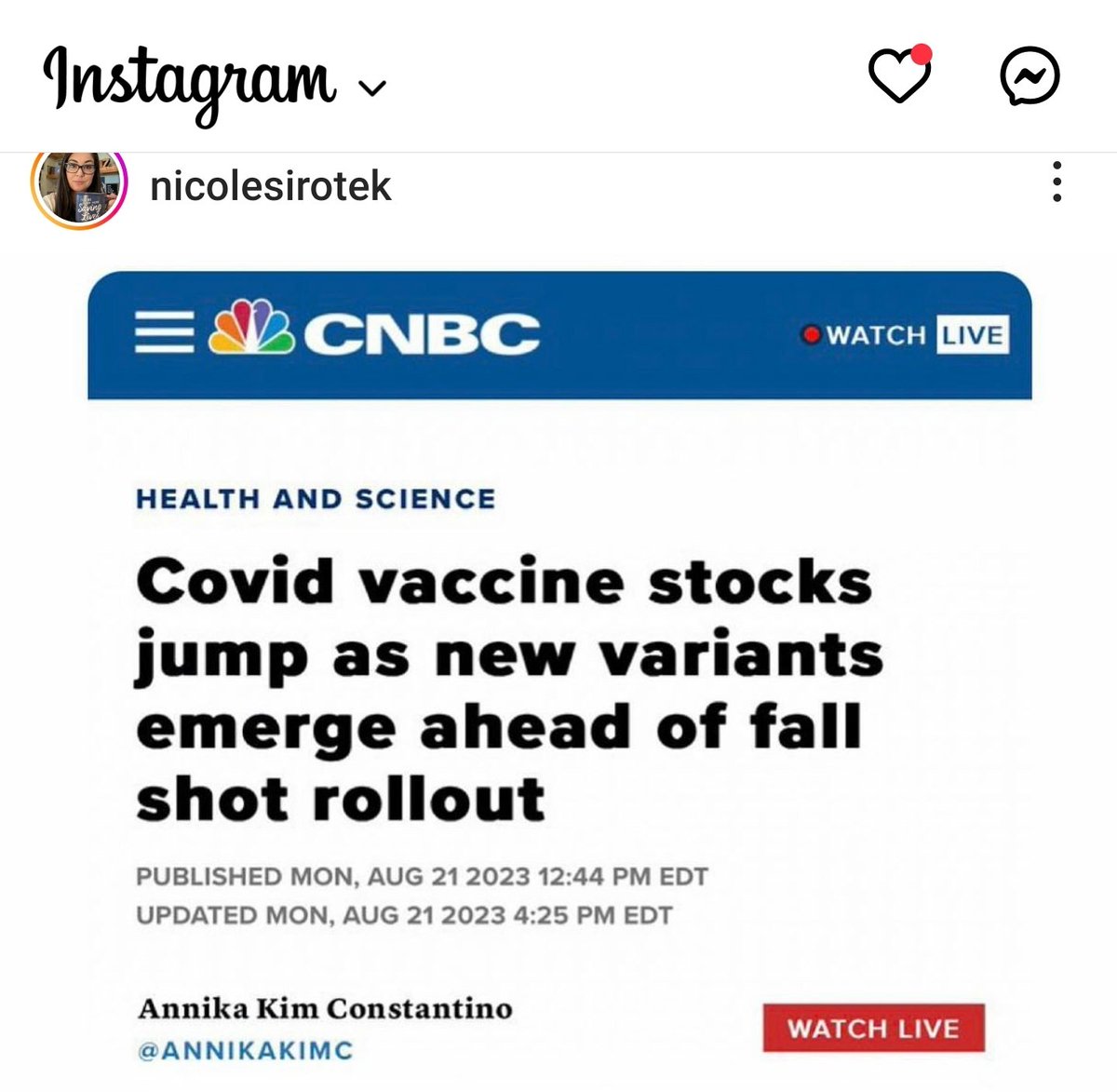 LorrieNJ50's tweet photo. Get it? It's always about the money.
#bigpharmacriminals #profitsoverpeople #Covid19 #variants #panicporn https://t.co/oMVafCQcLV