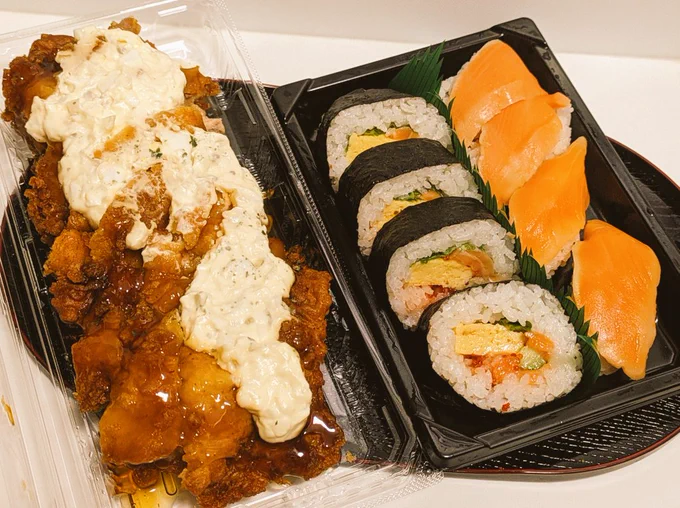 推しに寿司の飯テロされたので本日の晩ごはんはおしゅし!₍⁠₍⁠⁾⁠⁾#飯テロ 