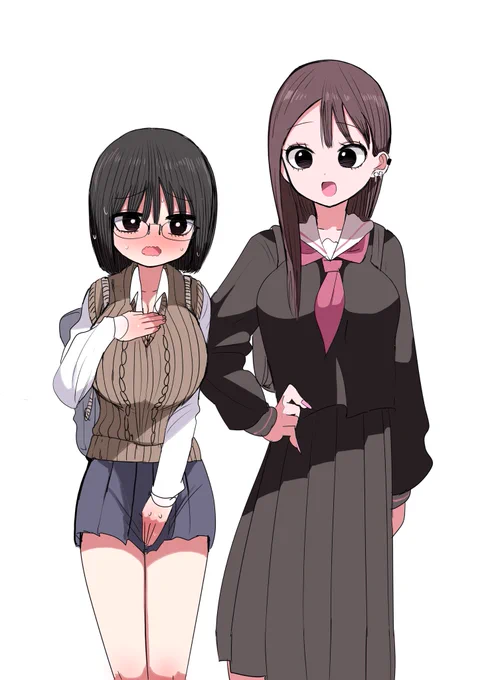 地味子ちゃんとギャルちゃん 衣装交換