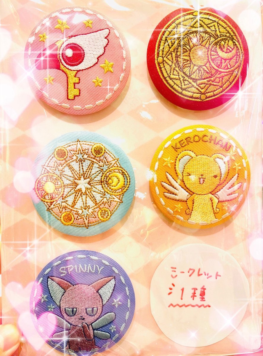 🌸✨先行発売✨新商品✨🌸 👉刺繍缶バッジ(単品税込¥880) とっても