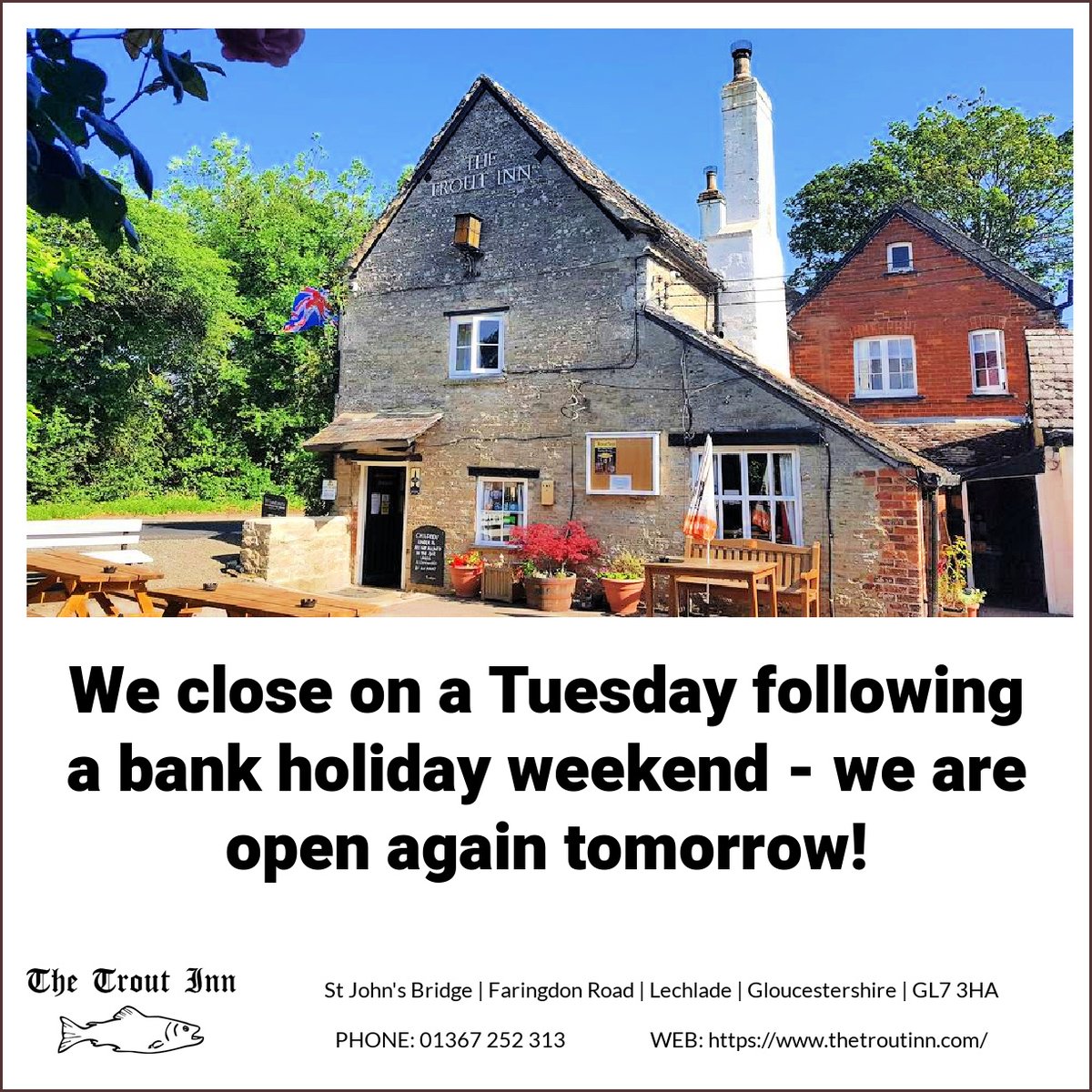 Trout Inn Lechlade tweet media