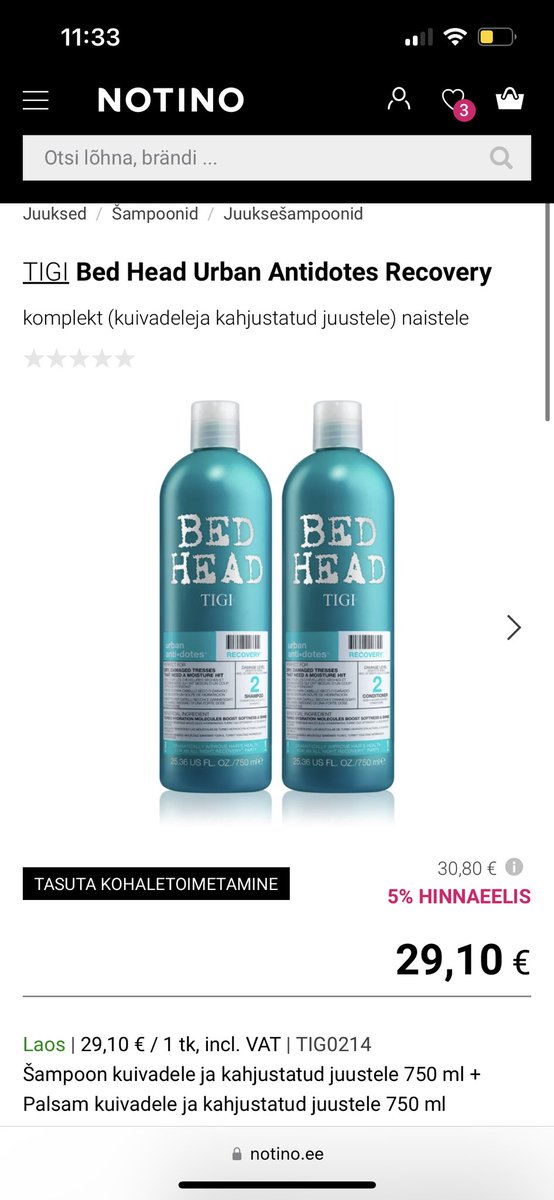 HReinol's tweet photo. @KerttuKirjanen Hea lõhnaga, kestavad kaua ja sain oma blondeerimisega pekki keeratud ja kahused juuksed ka meha ilusaks https://t.co/javPvgoEJT