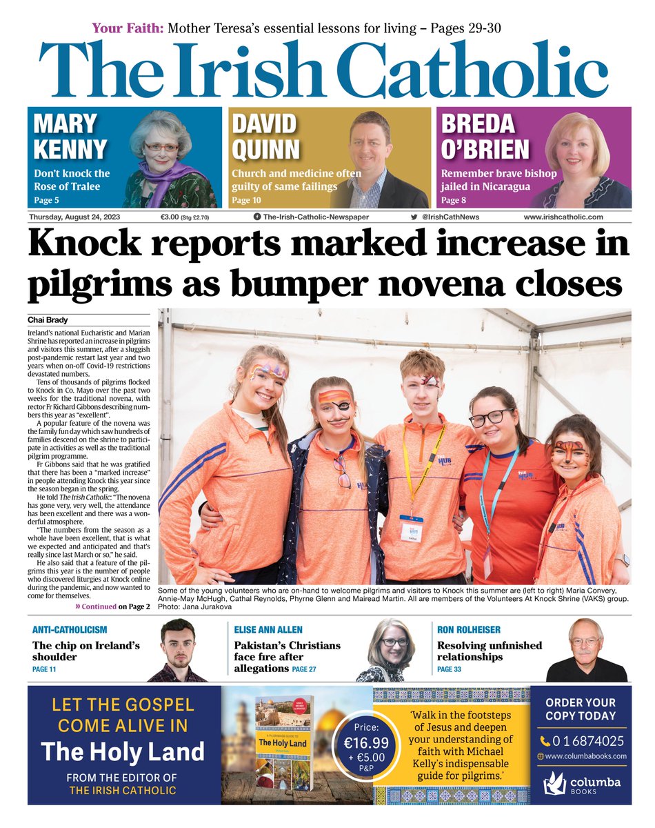 Ireland’s national Eucharistic and Marian Shrine has reported an increase in visitors this summer, after a sluggish post-pandemic restart last year and two years when on-off Covid-19 restrictions devastated numbers. For all the latest news, visit irishcatholic.com