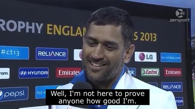 rahulmsd_91's tweet photo. MS Dhoni Won ICC Trophy With Gambhir , Without Gambhir.

MS Dhoni Won ICC Trophy With Yuvraj , Without Yuvraj.

MS Dhoni Won ICC Trophy With Sachin, Without Sachin.

MS Dhoni Won ICC Trophy With Kohli , Without Kohli.

MS Dhoni Won ICC Trophy With Rohit , Without Rohit https://t.co/enifzMzM3g
