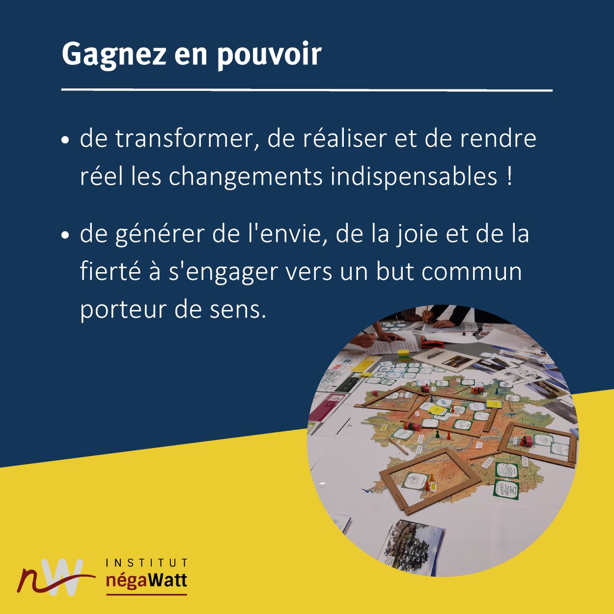 Depuis près de 15 ans, notre offre de formation est construite pour vous accompagner dans l'acquisition ou l'approfondissement de vos compétences pour agir pour la transition énergétique.
↪︎ Programme du second semestre catalogue.institut-negawatt.com/catalogue
#formation #transitionenergetique