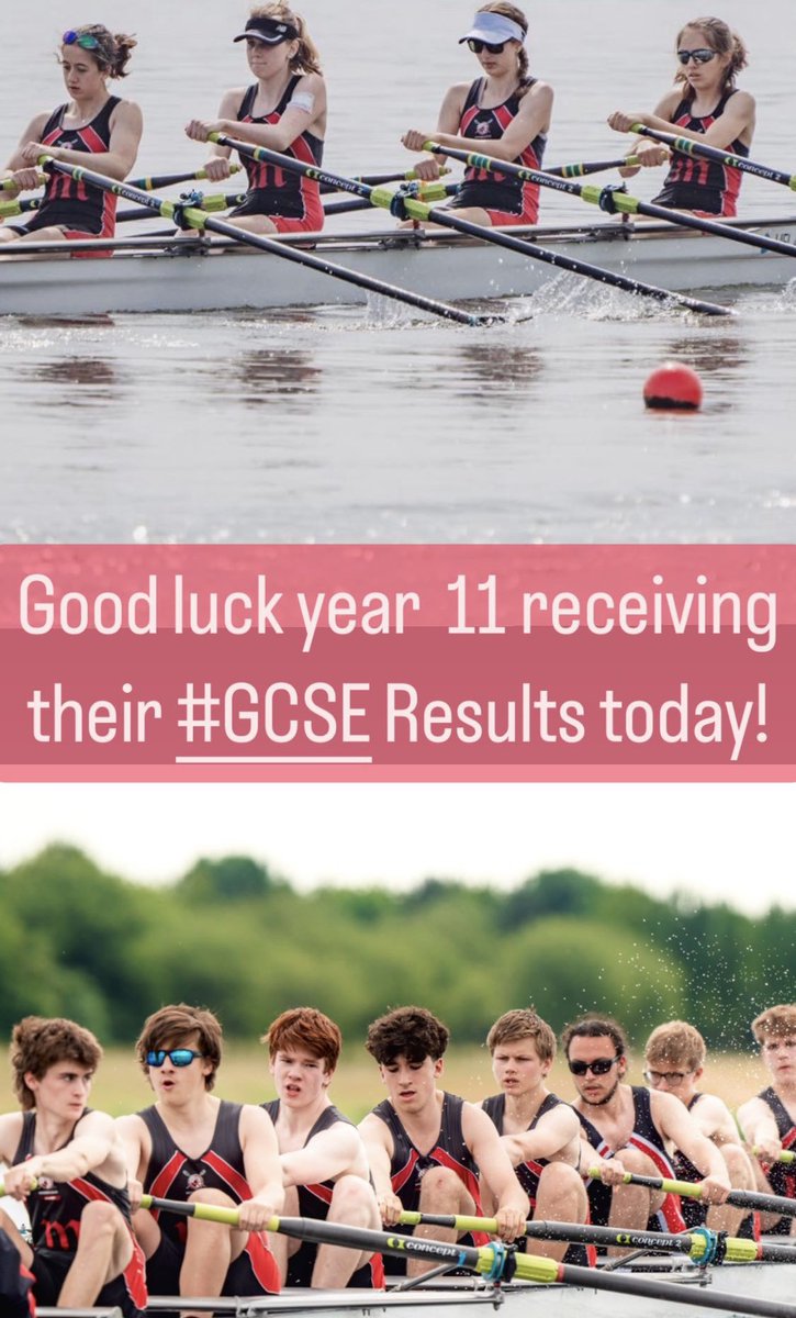 Good luck to year 11 rowers receiving their #GCSE results today