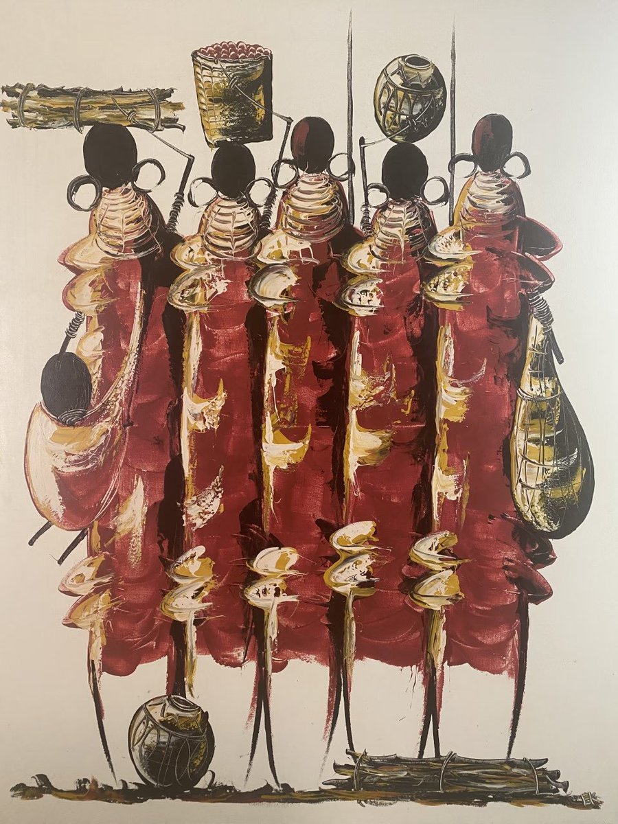 happyandeasy1's tweet image. In the vast plains of #Africa, a #Masai family thrives,
Bound by love and tradition, where their culture survives.
Underneath the #Acacia, tales of ancestors they glean,
A vibrant tapestry of life, in a Masai family seen.
opensea.io/assets/ethereu…