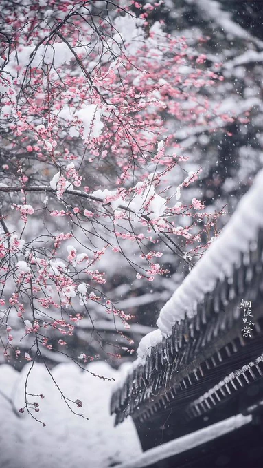 Just so peaceful...  Wrong time of year, but one of my favourite things after winter is to see all the cherry blossoms appearing in the hills. 