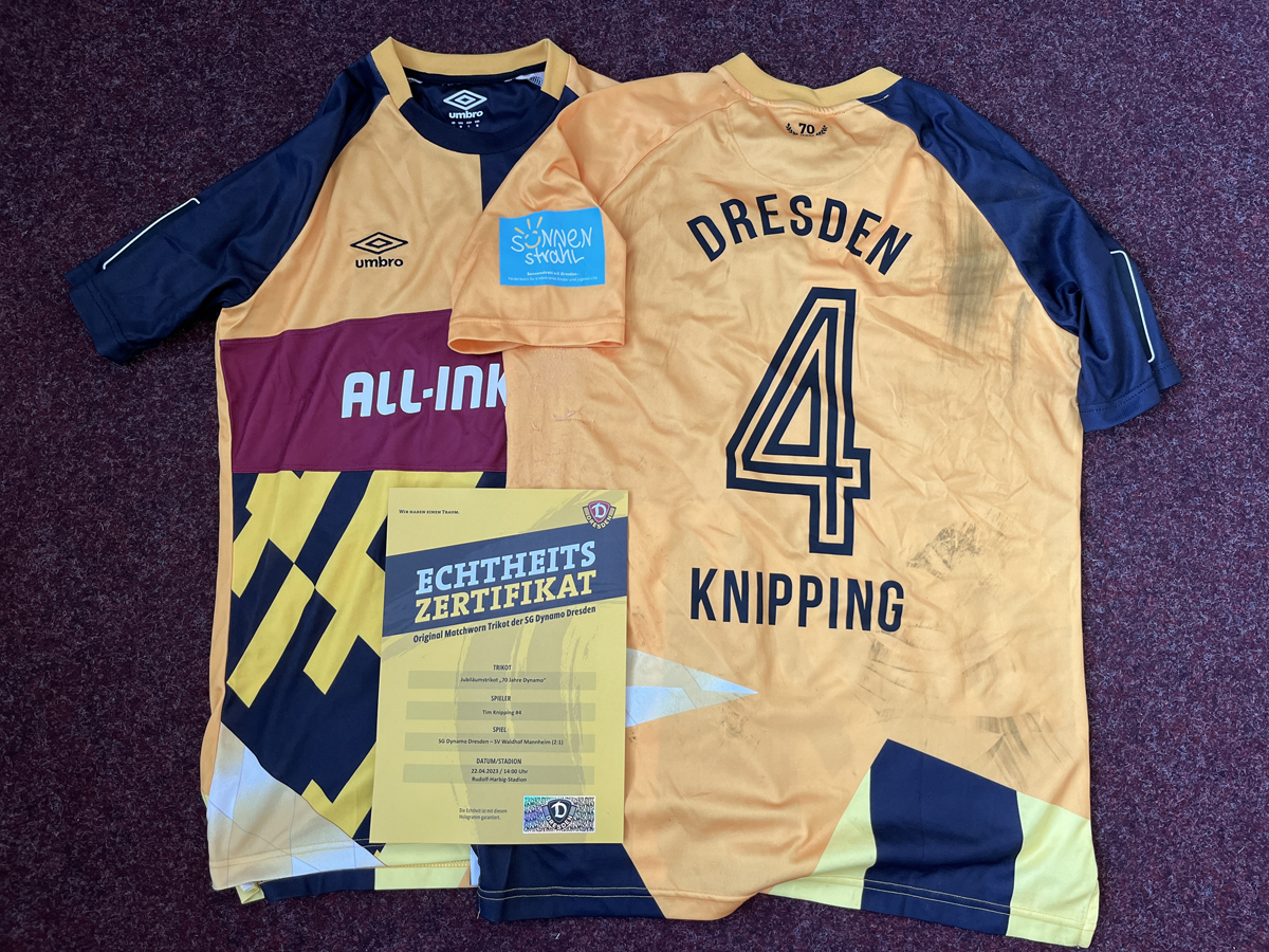 FSVZwickau's tweet photo. ❤️💛 Einmal mehr #EENEBANDE! @DynamoDresden hat uns für unsere Crowdfunding-Kampagne @FgdF_Zwickau sechs originale Matchworn-Sondertrikots aus dem 70 Jahre-Jubiläumsspiel in der letzten Saison für eine Versteigerung zur Verfügung gestellt.
👉https://t.co/rRHEkpE2lx https://t.co/8uMjqDa7np