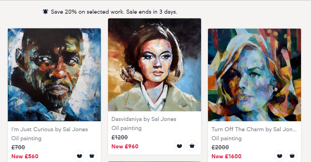 Three days left of August flash sale with @artfinder. 20% off selected works, until Saturday.
artfinder.com/artist/sal-jon…
#originalart #artonsale #artfinder #artcollector #summersale #sale