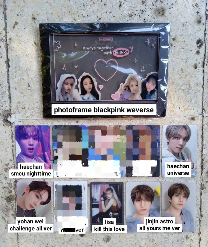 sbtnaell's tweet photo. — rts appreciated 🍻 
֪ ࣪  🧷 wts; // lookin for buyer ૮˃‌֊ ˂‌ა

♧「 lelang photocard nct dream, blackpink, &amp; astro 」 

⌗ start from 15K 🤸🏻‍♀️
⌗ start : 24 agustus, 16.00 wib
⌗ end : 25 agustus, 16.00 wib
⌗ don't forget to read the TNC !

t. wts lelang pc nct dream blackpink https://t.co/auX53rcVIB