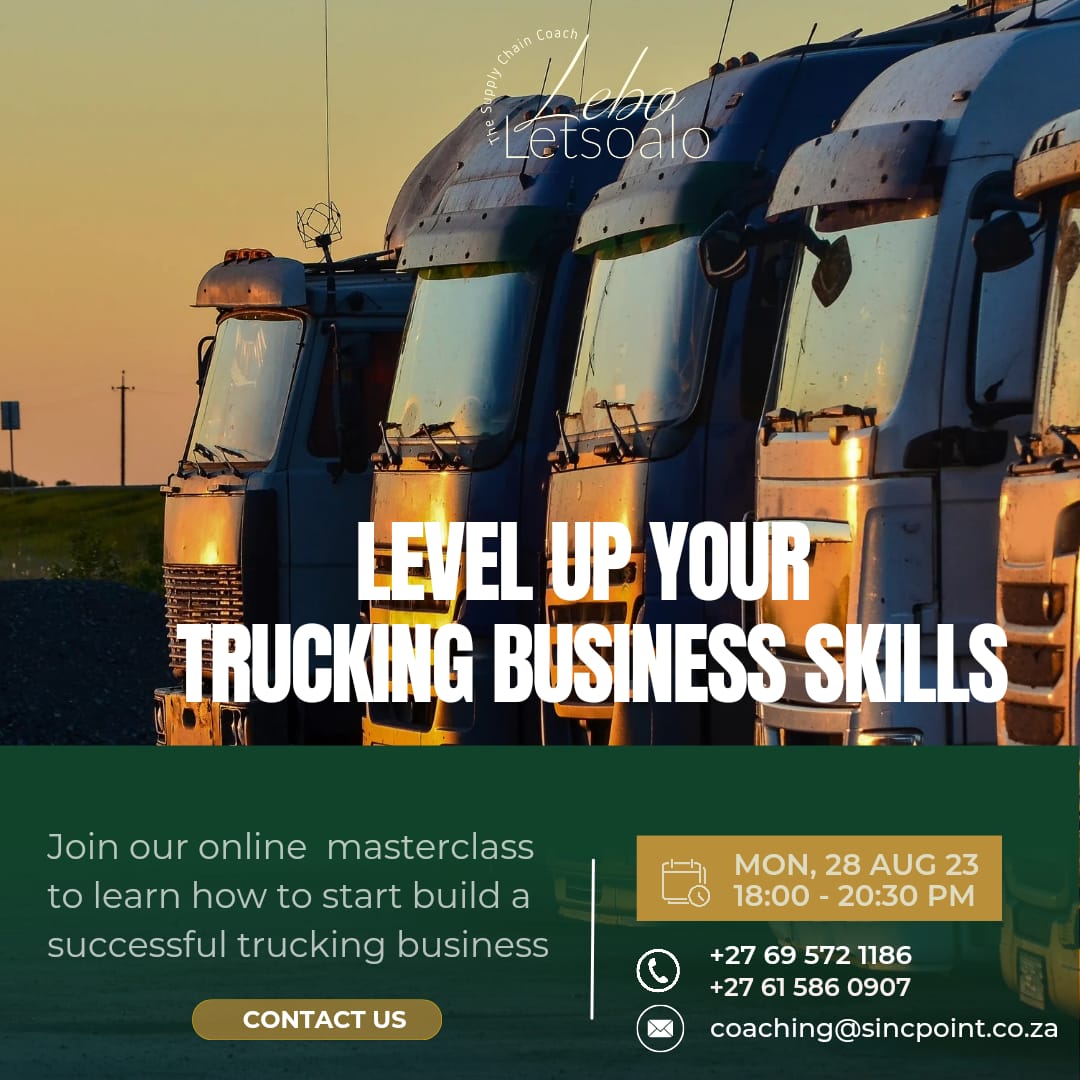 AWISCA1's tweet photo. Don't miss out on this critical business investment. Feedback from our previous sessions have been very positive and I bet you will feel the same
➡️Price :R350
Please enquire at:coaching@sincpoint.co.za.
#transport #coaching #coaching #mentorship

#Sjava #rustenburg #Mnangagwa https://t.co/8B4htQQXHg