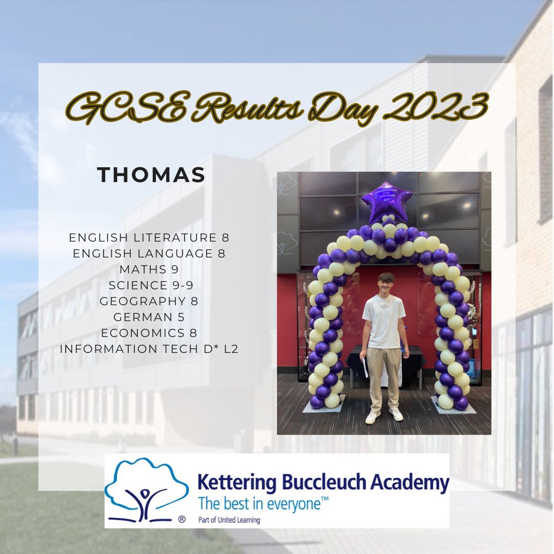 An amazing morning for Thomas, we are incredibly proud of all that you have achieved 💜 <a href="/UnitedLearning/">United Learning</a>