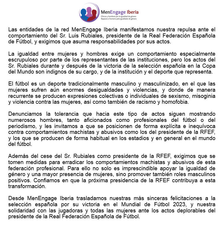 MenEngage Iberia tweet media