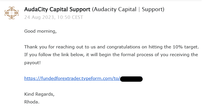ritrade_'s tweet photo. @Audacitycap @fx4_living One of the most responsive prop firms I have been part of.
Glad to be a part of it :) https://t.co/MumHF4zNqe