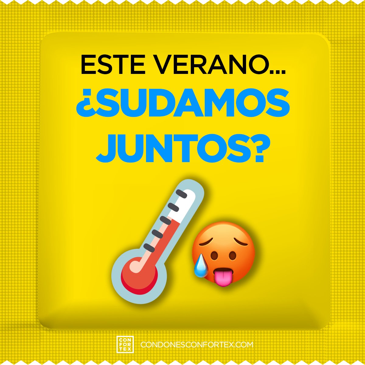 🔥 ¿No te parece el mejor plan con este calor? 🔥

¡Menciona a la persona con la que te encantaría sudar! 🥵👇
.
.
.
#confortex #condom #usecondom #freelove #verano #calor