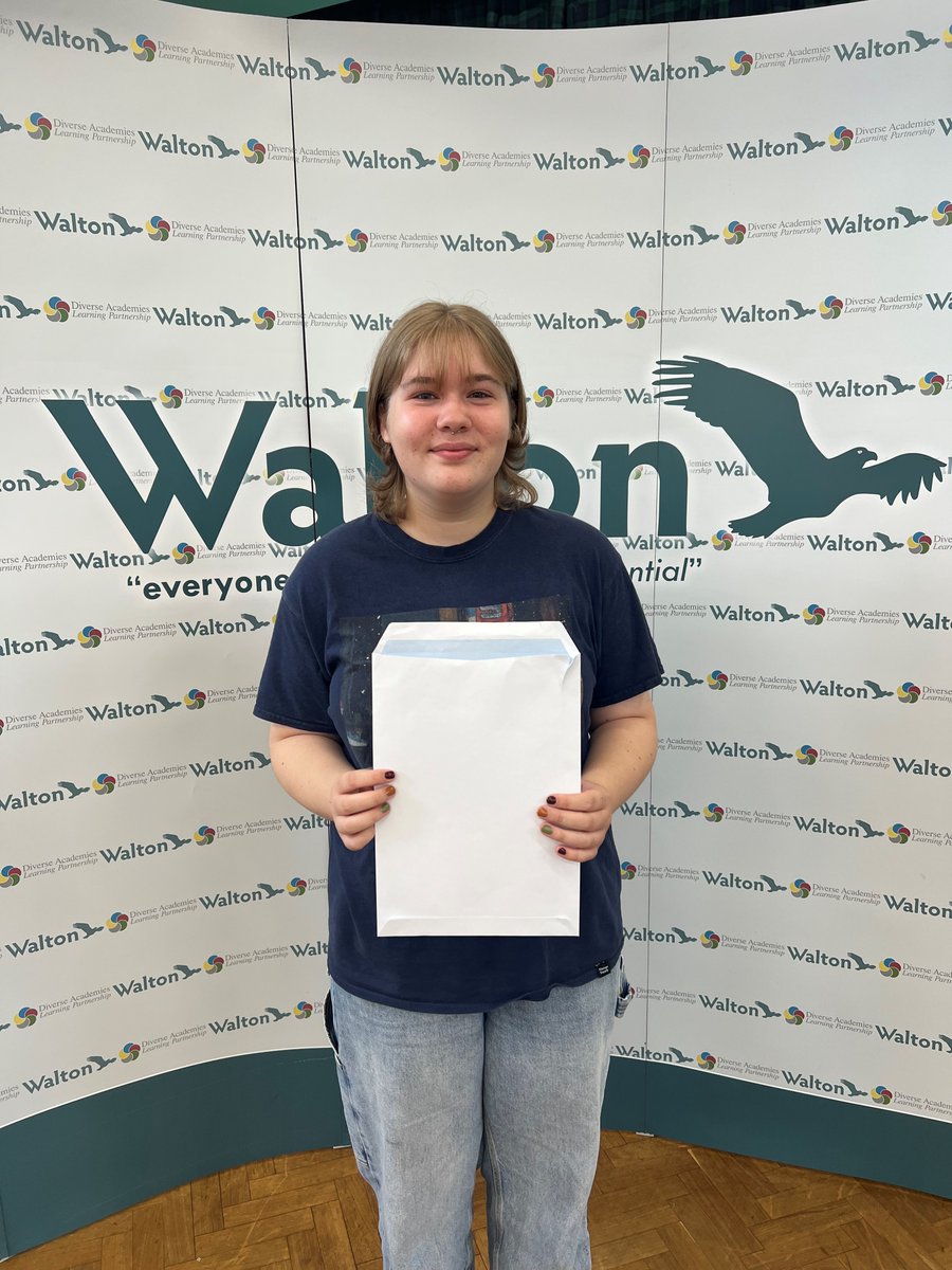 walton_academy's tweet image. Rosie achieved a fantastic set of results with five grade 9s, three 8s, one grade 7 and a grade 6. Rosie will be heading to Walton Post 16 in September to study A levels.
Well done Rosie!
#GCSEResults #GCSEs2023