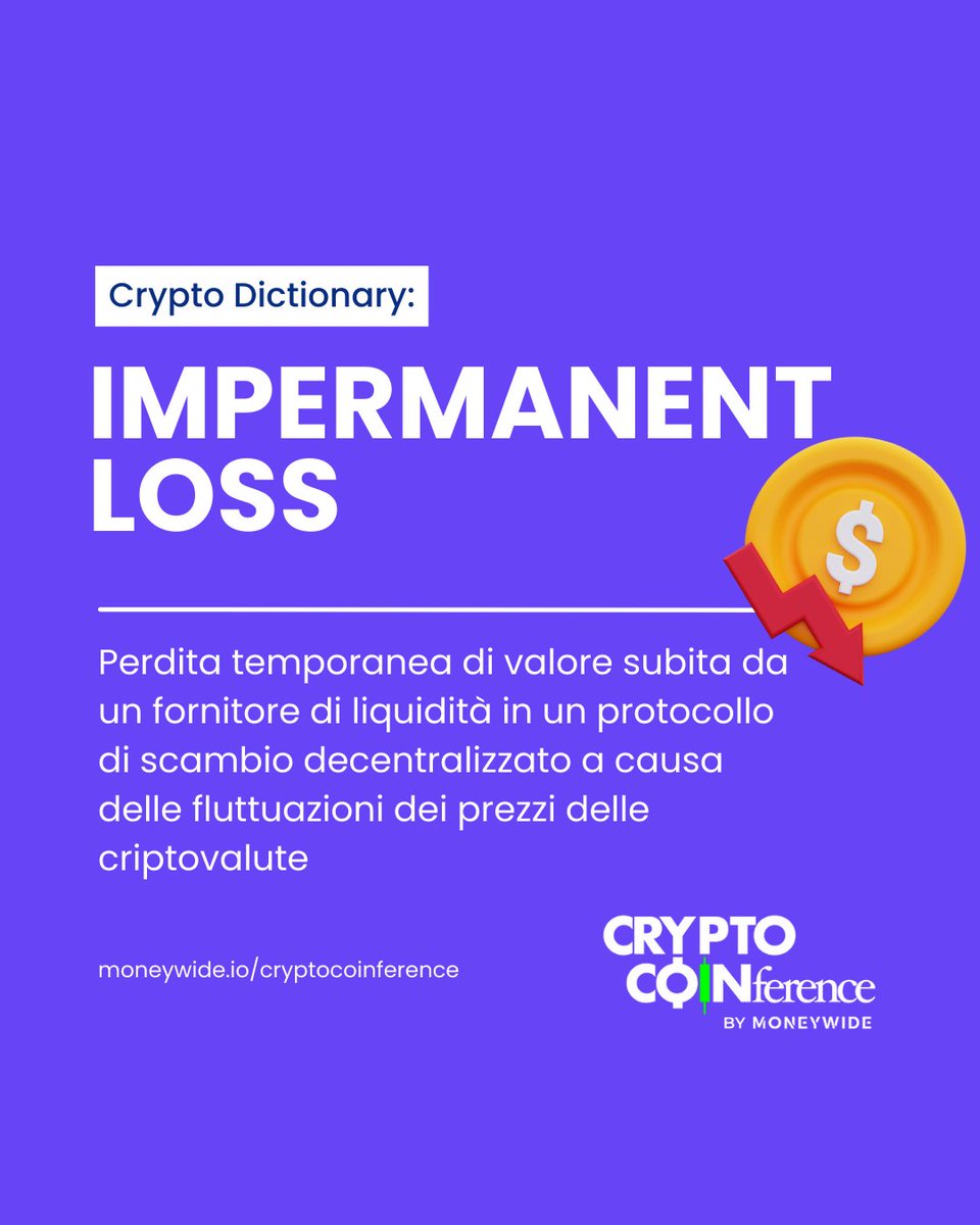 Tutto chiaro?

Allora sei già un passo più vicino all'arrivare super preparato alla prossima #CryptoCoinference!

Anche se ancora ti sembra lontana, acquista subito i tuoi ticket sul nostro sito. 
Potrai usufruire di uno sconto speciale 👉🏼 moneywide.io/cryptocoinfere…