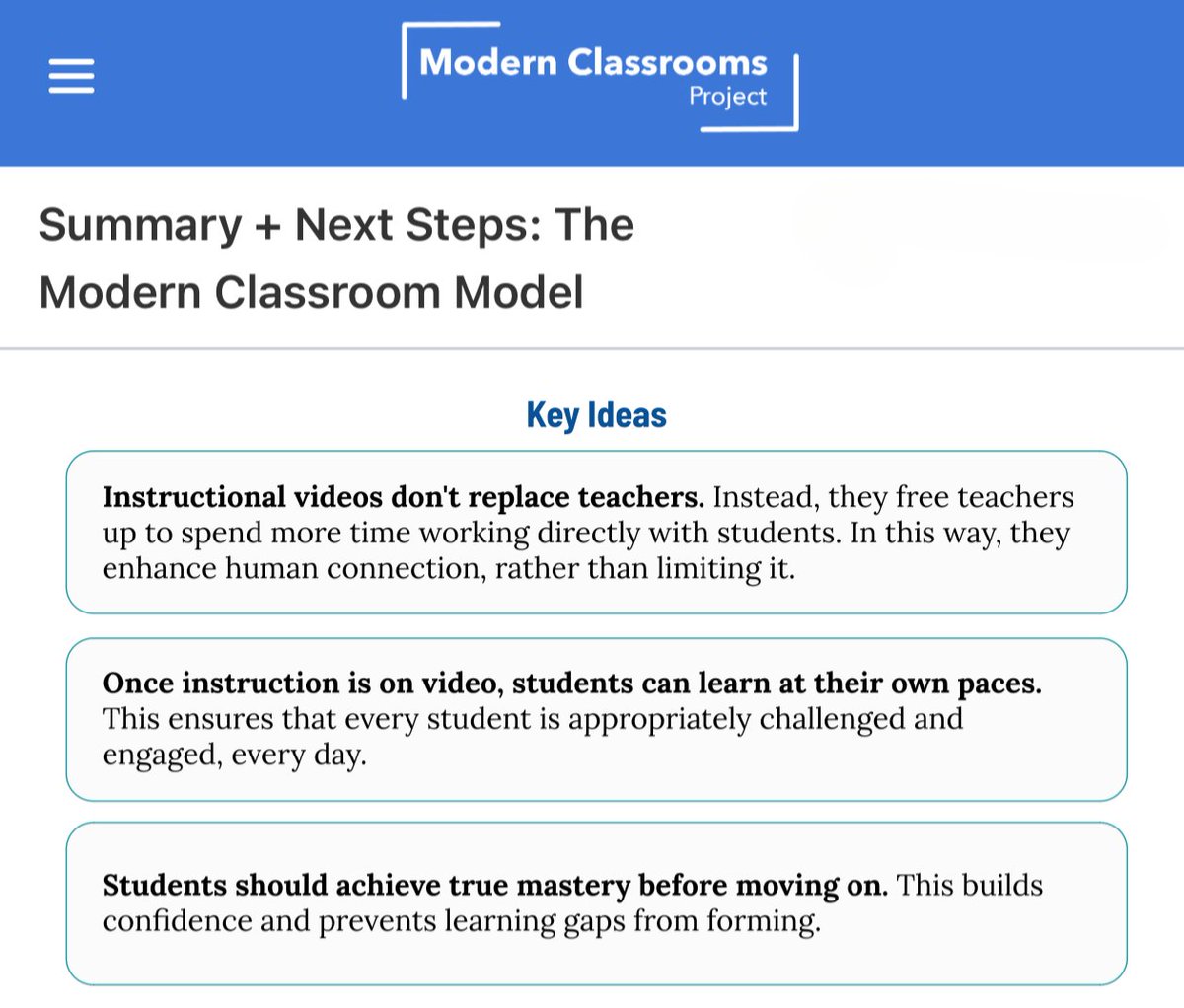 Remember, instructional videos:
❌ don't replace - but support - the educator
❌ don't require students to move along before they are ready

Learn how to create videos that give you more time to support your students in our Free Online Course: bit.ly/3lOFjes.