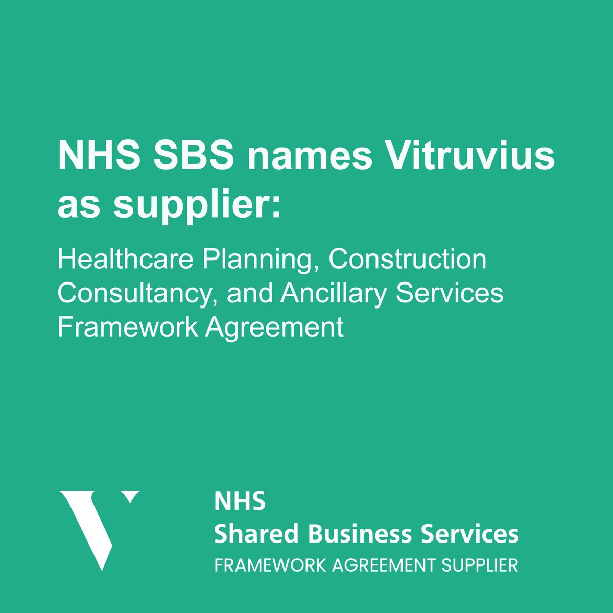 We are named suppliers on the <a href="/NHS_SBS/">NHS SBS</a> NHS Healthcare Planning Construction Consultancy &amp; Ancillary Services framework agreement for the supply of project management and quantity surveying 
ow.ly/qBRI50PCxgQ

#nhssbs #projectmanagement #quantitysurveying #publicprocurement