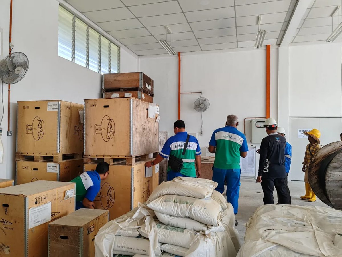 Papan2Stp's tweet photo. 21.08.2023 - Pemeriksaan Akhir PDC 8 oleh unit operasi dan penyelenggaraan Indah Water Konsortium (IWK) Ipoh, Perak.

#papan2stp
#Pakej2rstp
#Ipohregionalsewagetreatmentplant
#yourfutureisourcommitment https://t.co/qw3jZ1saTJ
