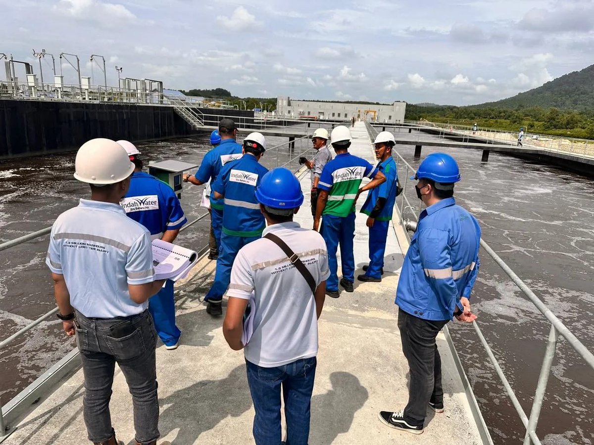 Papan2Stp's tweet photo. 21.08.2023 - Pemeriksaan Akhir PDC 8 oleh unit operasi dan penyelenggaraan Indah Water Konsortium (IWK) Ipoh, Perak.

#papan2stp
#Pakej2rstp
#Ipohregionalsewagetreatmentplant
#yourfutureisourcommitment https://t.co/qw3jZ1saTJ