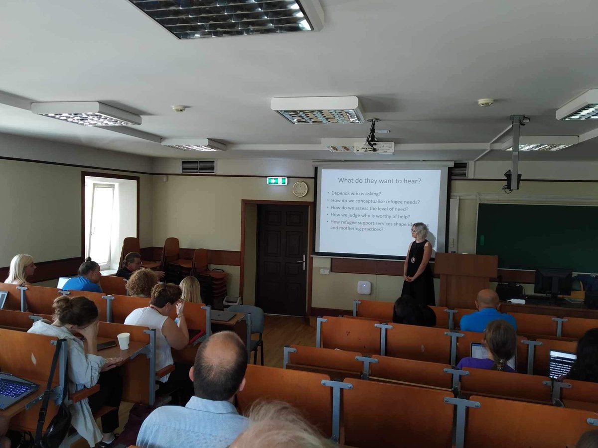 Very much enjoyed giving a keynote at the XIV summer school of Nordic-Baltic Doctoral Network in Social Work #motherhood #research #refugees <a href="/VU_LT/">Vilnius University</a> <a href="/VU_FLF/">VU FLF</a>