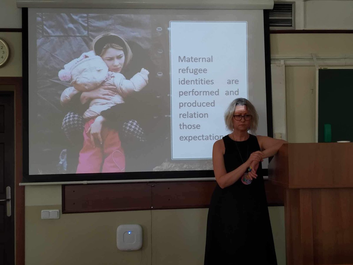 EKackute's tweet photo. Very much enjoyed giving a keynote at the XIV summer school of Nordic-Baltic Doctoral Network in Social Work #motherhood #research #refugees @VU_LT @VU_FLF https://t.co/pgakmuEGFP