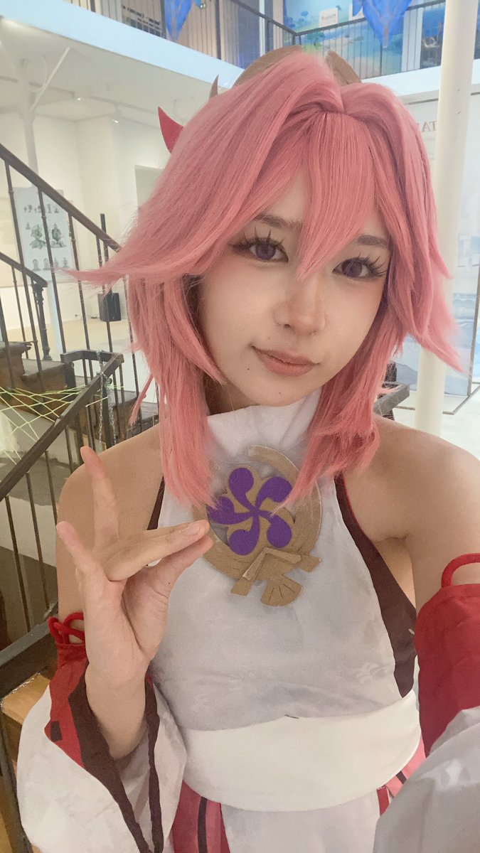 6nagii's tweet photo. パリの原神エキスポに行ってきました💗
#GenshinImpactFontaine #FontaineExpo #Cosplay https://t.co/b06mHvmlo2