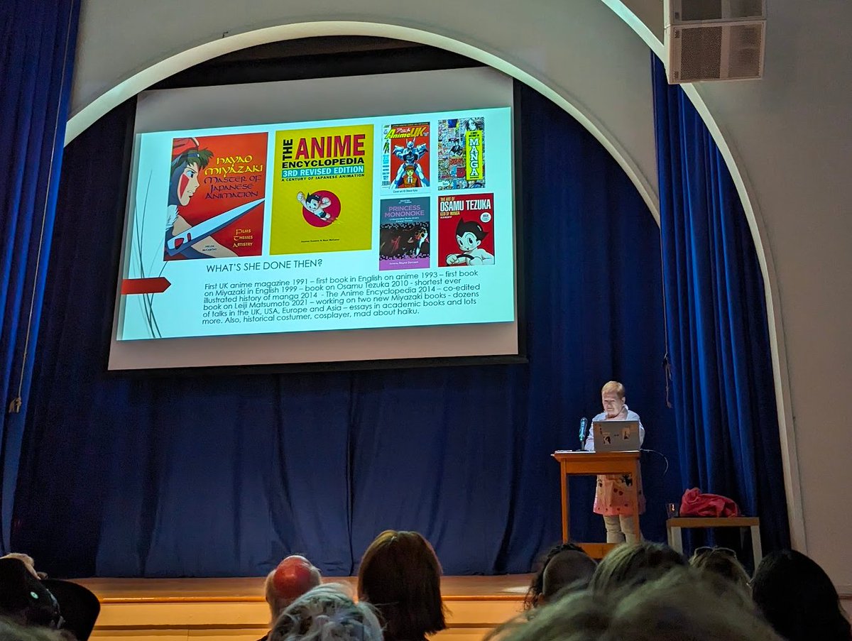 Still on a cloud after watching Helen McCarthy's Art History of Studio Ghibli lecture in Brighton last night. Such wide-ranging insight, such infectious enthusiasm! If you're in/near Belfast, Manchester, Liverpool or Southampton, make sure you catch it: seedtalks.co.uk/tickets