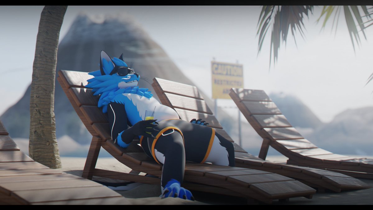 Nicoreda's tweet photo. Relaxing in the end of summer~ Lil sip of a good drink, in a calm day.
#blender3d #render #felidal #avatar https://t.co/53T7p0h0Em