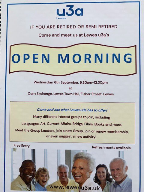 Lewes U3A tweet media