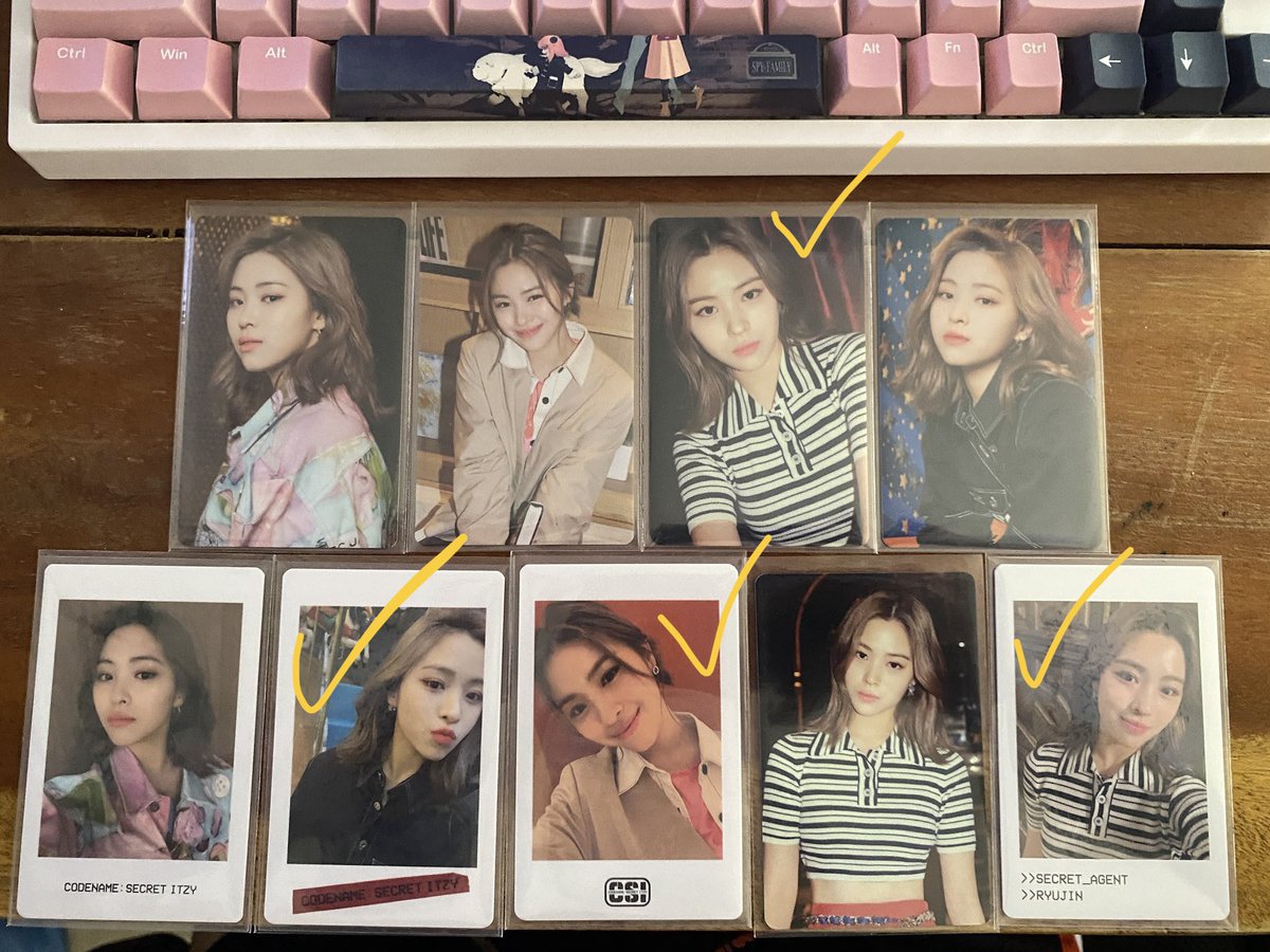 dropsomedibi's tweet photo. wts itzy ryujin csi trading cards pc

❗️pics with mark for sale❗️

rfs: he wants to sell the dupes 

🔴 250php ea, 950php take all 

#dbentables https://t.co/erdnJXLi5E