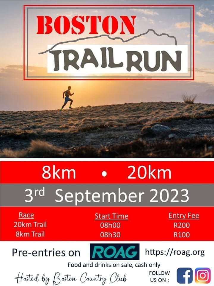 Feeling energetic, come and enjoy a beatiful, scenic run! Register for the Boston Trail Run taking place on 3rd September. 

#MidlandsMeander #BostonTrailRun #TrailRun #Roag #Fitness