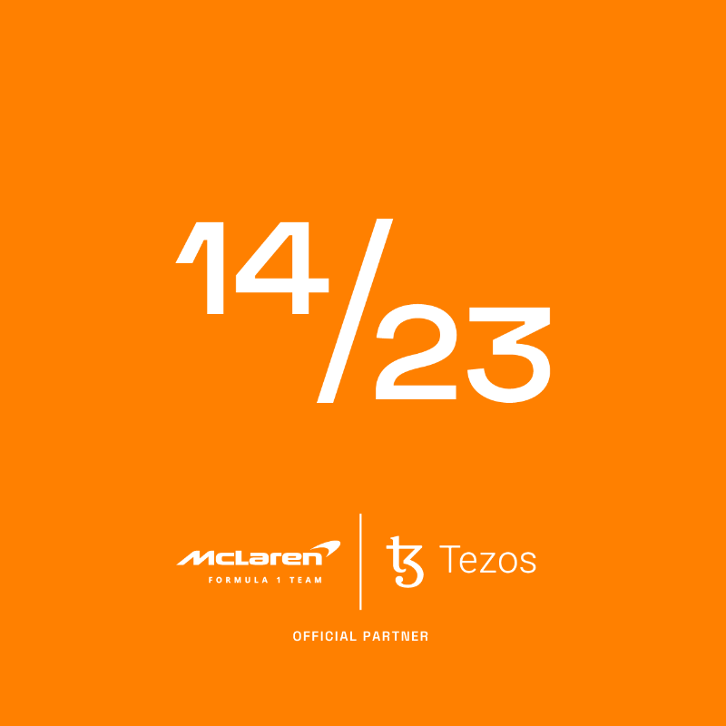 tezos's tweet photo. NEW DROP this week! 🙌 The @McLarenF1 #DutchGP 🇳🇱 Digital Collectible will be released tomorrow. Be ready to grab yours for free!

Available on @TrustWallet &amp; other Tezos wallets tomorrow at 10am BST.