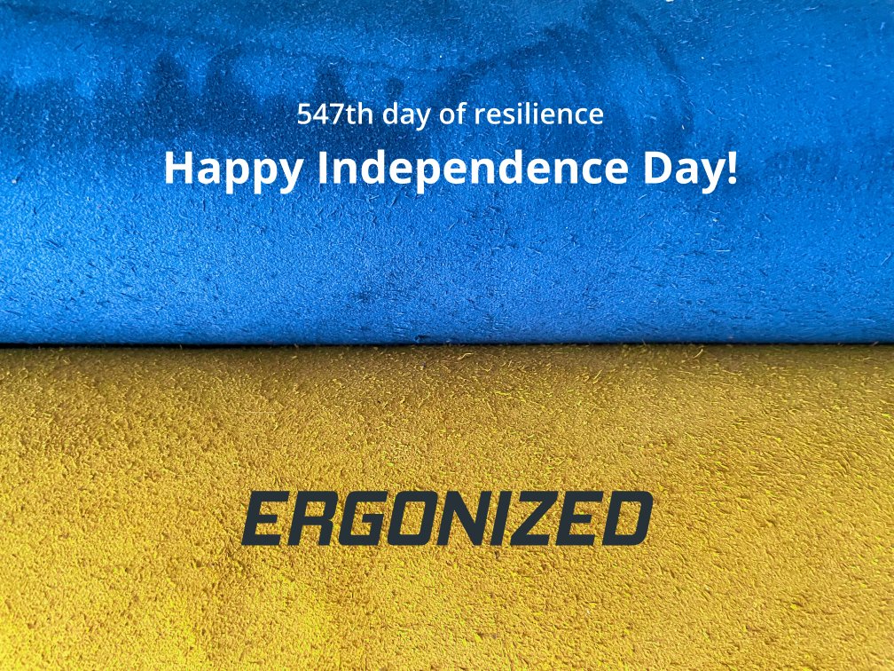 Ergonized's tweet photo. We continue our fight for Independence. We are resilience professionals. Without the support of our people, our clients, and partners from all over the world it would not be possible – thank you. And special thanks to our Ukrainian Armed Forces! We will fight together with you! https://t.co/cDxWsapkZP