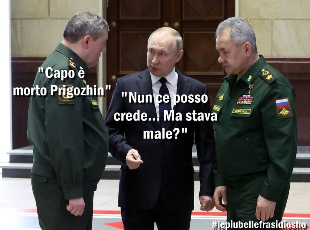 lefrasidiosho's tweet image. Una morte inaspettata #Prigozhin