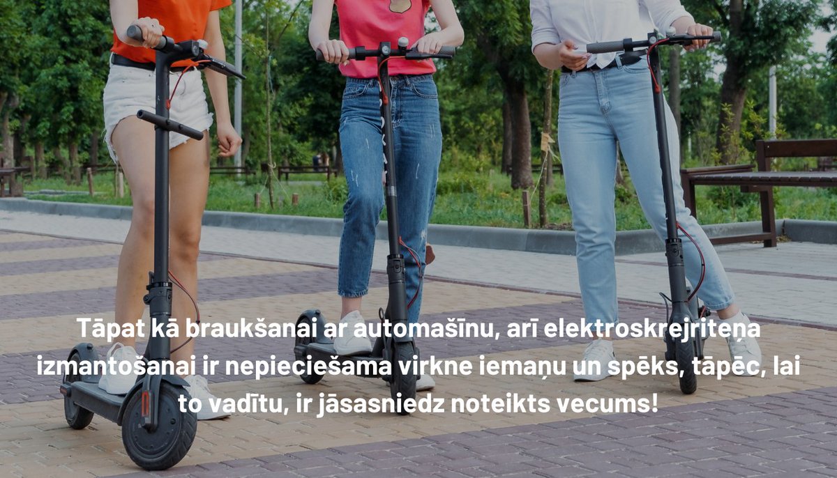 CSDD_LV's tweet image. ❌ 🛴 Kādēļ bērni līdz 14 gadu vecumam nedrīkst braukt ar elektroskrejriteni?

Līdzās šiem iemesliem jāatceras, ka vecāku priekšzīmei ir vislielākā nozīme, izglītojot bērnus un regulāri atjaunojot zināšanas par drošību uz ceļa! 

#csdd #Priekšzīme #Drošasatiksme