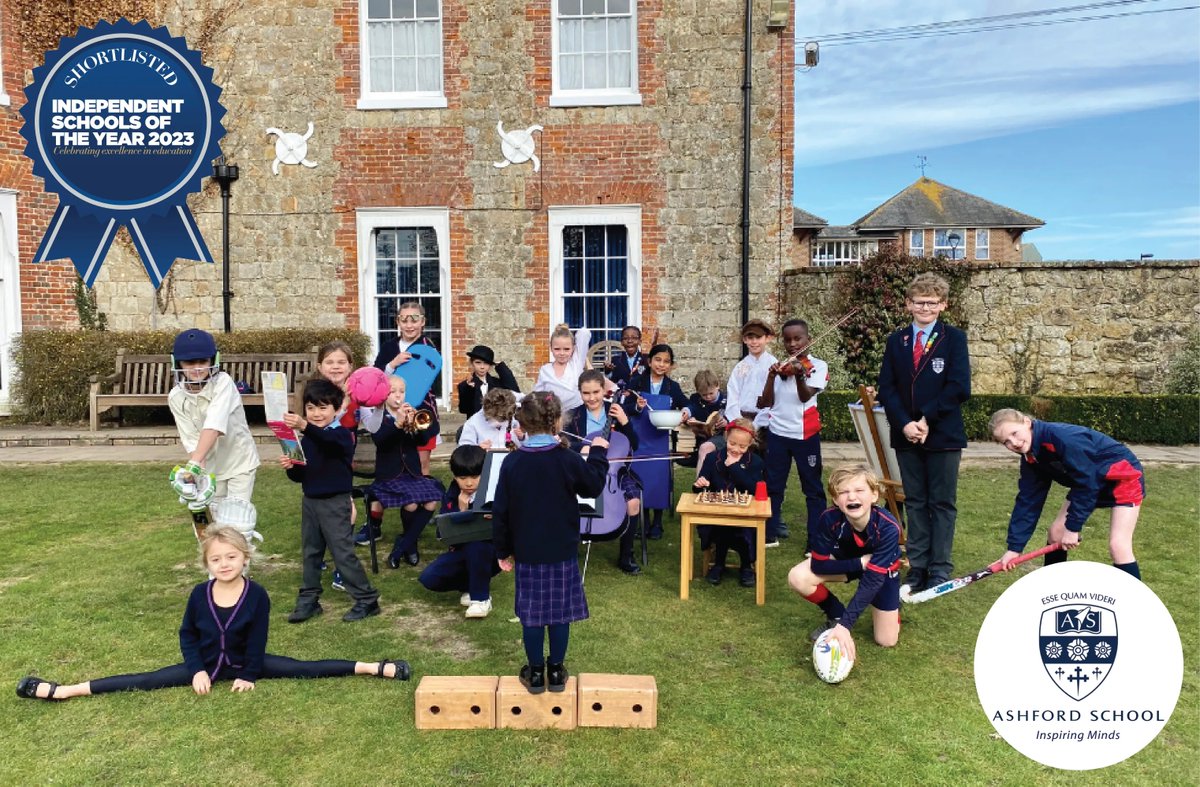 Meet the schools of #ISOTY2023: @ashfordschool

Nominated for: Independent Prep School of the Year

Ashford School is one of the UK’s leading independent co-educational day and boarding schools for children from three months to 18 years.

Find out more: buff.ly/3QJpUcr