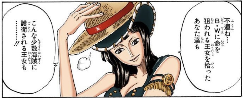 あまり役に立たない豆知識 ロビンは 16歳なのに巨大組織に狙われるビビ