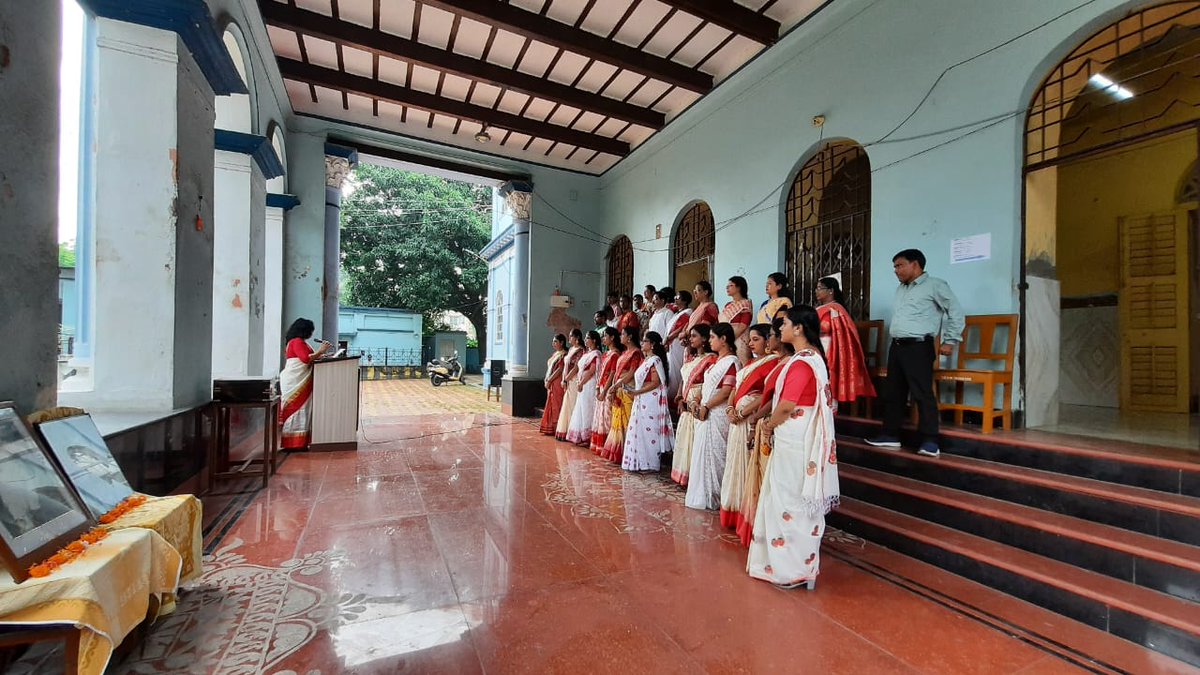 InstituteW90352's tweet photo. Institute of Education (P.G.) for Women Chandernagore, Hooghly, celebrated MERI MAATI MERA DESH with a cultural event on 15.08.2023. The day featured flag hoisting, oath taking, and tributes to national heroes.
@ncteDelhi #akam https://t.co/SQKRfRuOoj