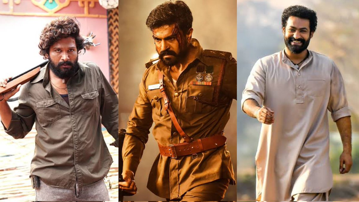 Three of them have an equal chance to win the #NationalFilmAward..!

Comment down your opinion.

#AlluArjun #RamCharan #JrNTR