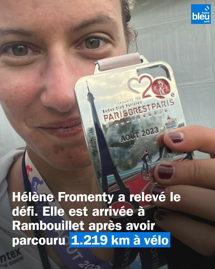 Paris-Brest-Paris : notre reporter Hélène Fromenty a relevé le défi ➡️ l.francebleu.fr/L8K4