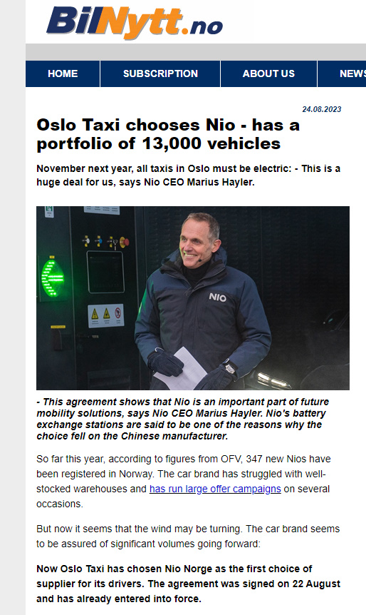 NIO 🇨🇭 Investor tweet media