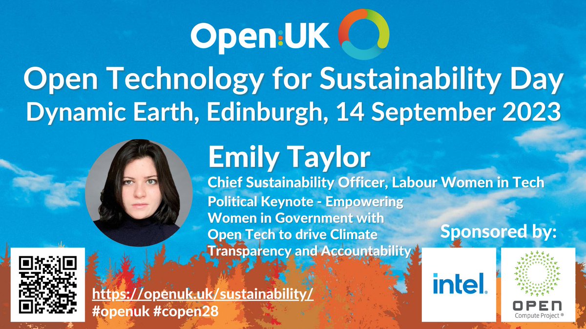 emraylot's tweet photo. I’m thrilled to be the political keynote at @openuk_uk’s Tech for Sustainability Day! I’ll be representing @LabourWomenTech, touching on the huge opportunity #opentech offers govt stakeholders and women alike🌹🌿
Still a few tickets left! Register here 👉🏻https://t.co/D3Rtp0TfrL https://t.co/kxbvxKdGOs