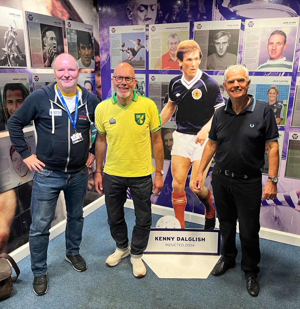 A superb turnout @HampdenPark for a special talk from @robinHEG on the commercialisation of football & Scottish connections to his beloved @NorwichCityFC. Thank you for joining us Robin!