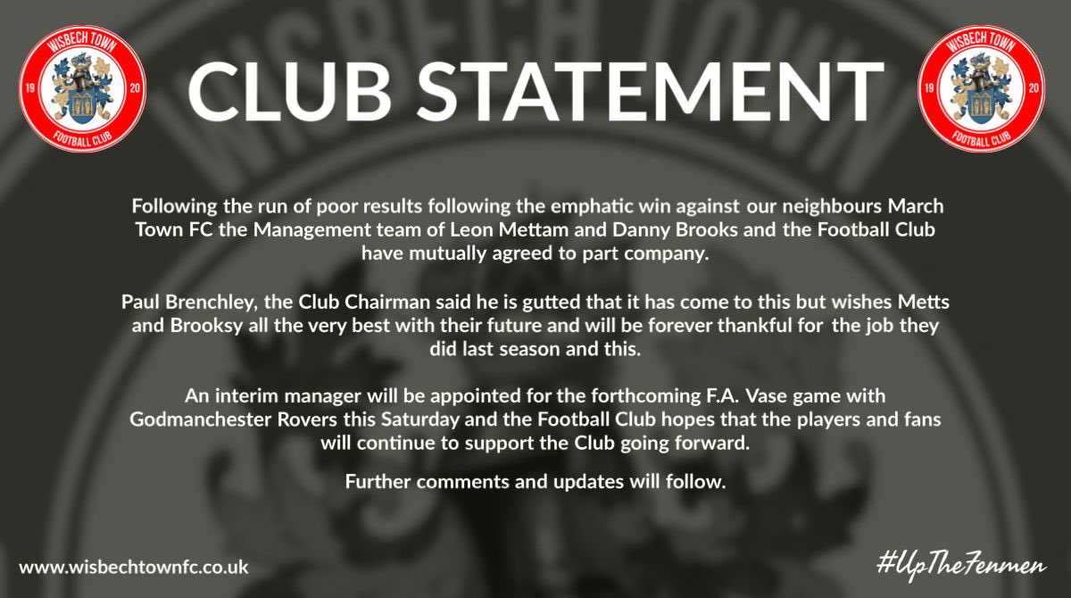 Wisbech Town FC tweet media