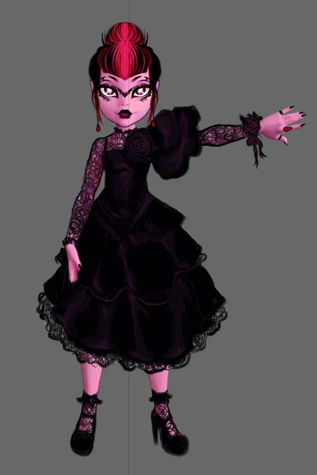 custom g3 draculaura drafts that I can't decide between  